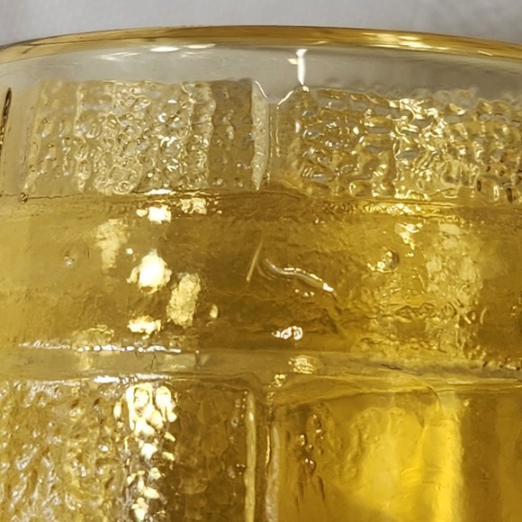 Amber‎ Colored Glass Mini Mug Shot Glass 2.25" Tall - Picture 11 of 14